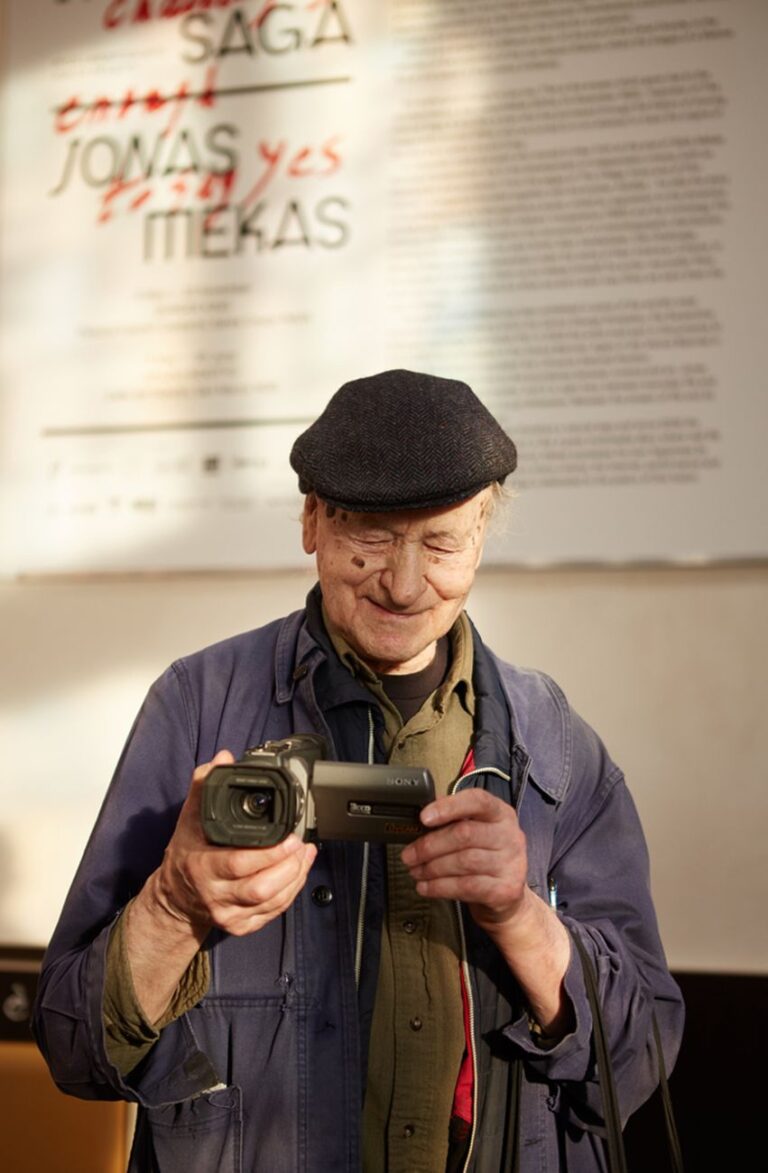 Jonas Mekas. Photo Giulio Favotto. Courtesy the artist & APalazzo Gallery