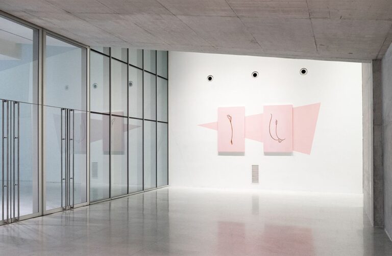 Luca Loreti, Slap Snap, 2016. Installation view at Bocconi Art Gallery, Milano