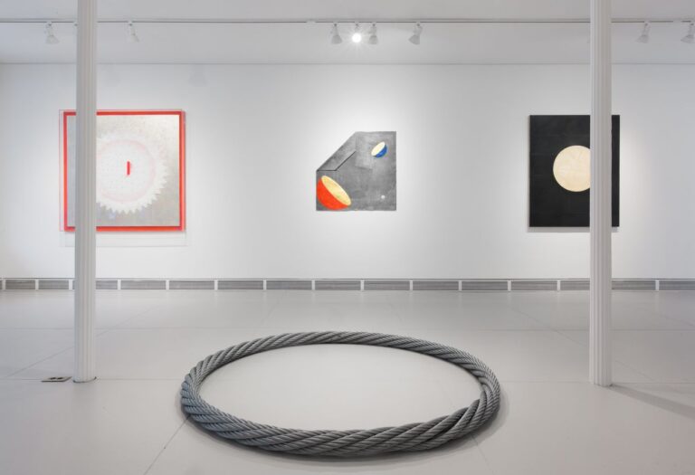 Marco Bagnoli, Domenico Bianchi, Remo Salvadori. Installation view at Garrison Art Center, New York 2018. Courtesy Magazzino Italian Art. Photo Alexa Hoyer
