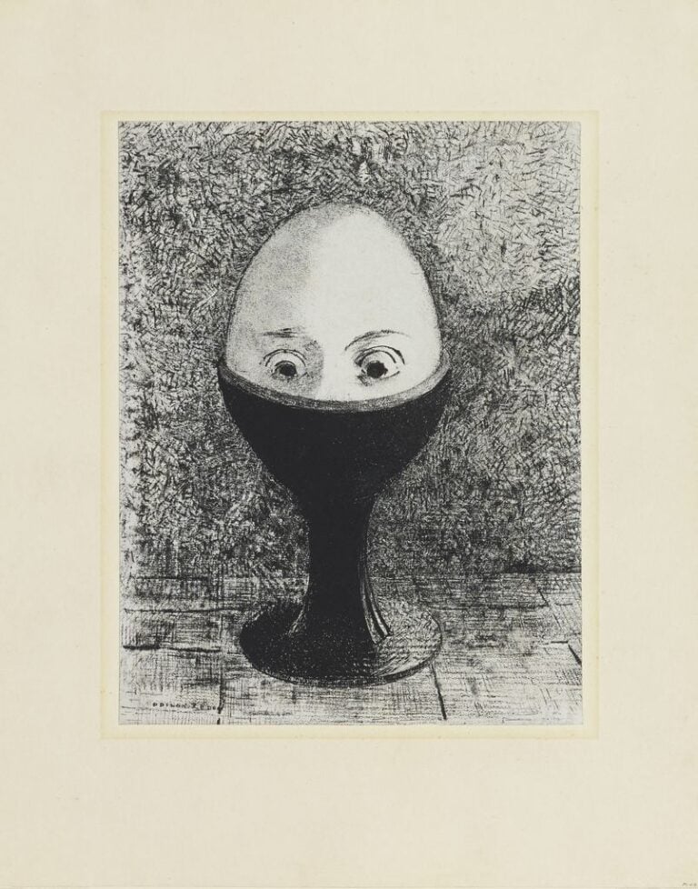 Odilon Redon The egg, 1885, private collection