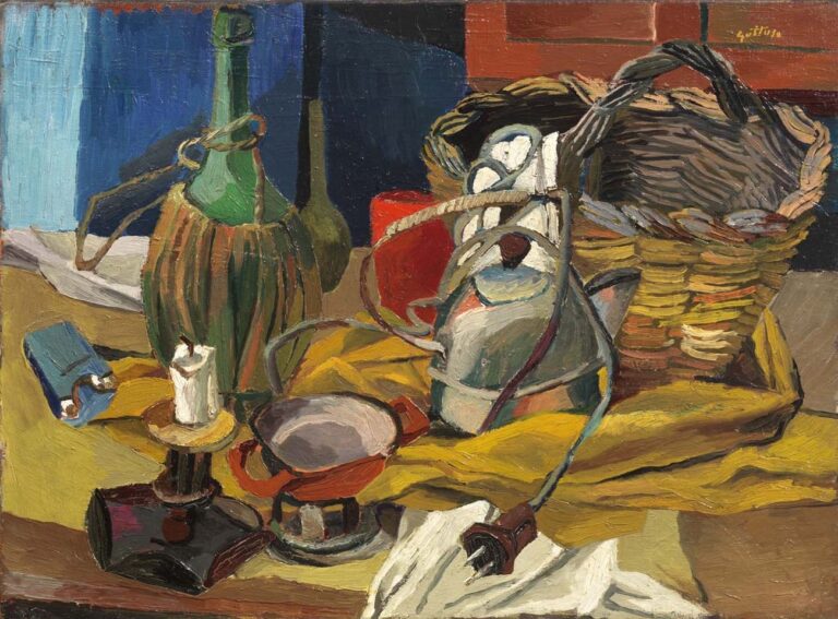 Renato Guttuso, fiasco candela bollitore,1940-41. Collezione Roberto Casamonti, Firenze