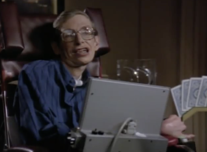 Cameo di Stephen Hawking in una puntata di Star Trek