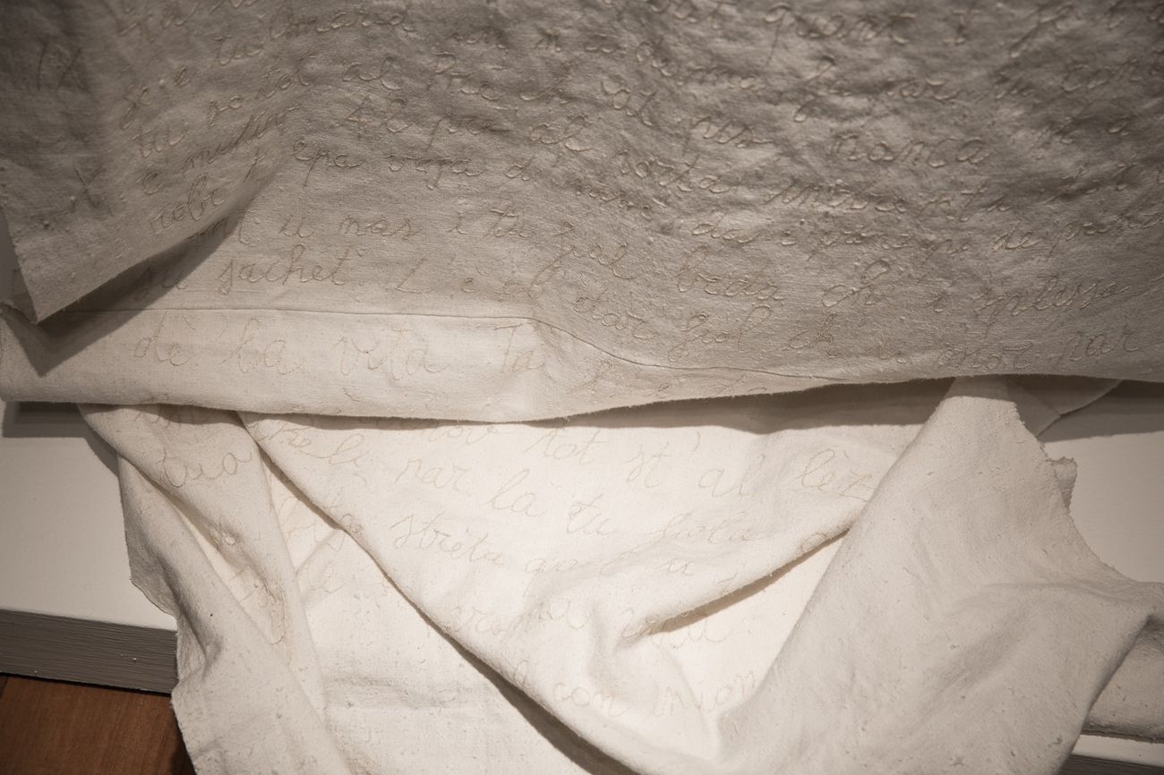 Silvia Bigi, Il Codice, 2017, dalla serie L'albero del latte. Installation view at Fondazione Dino Zoli, Forlì 2018. Photo © Cristina Patuelli