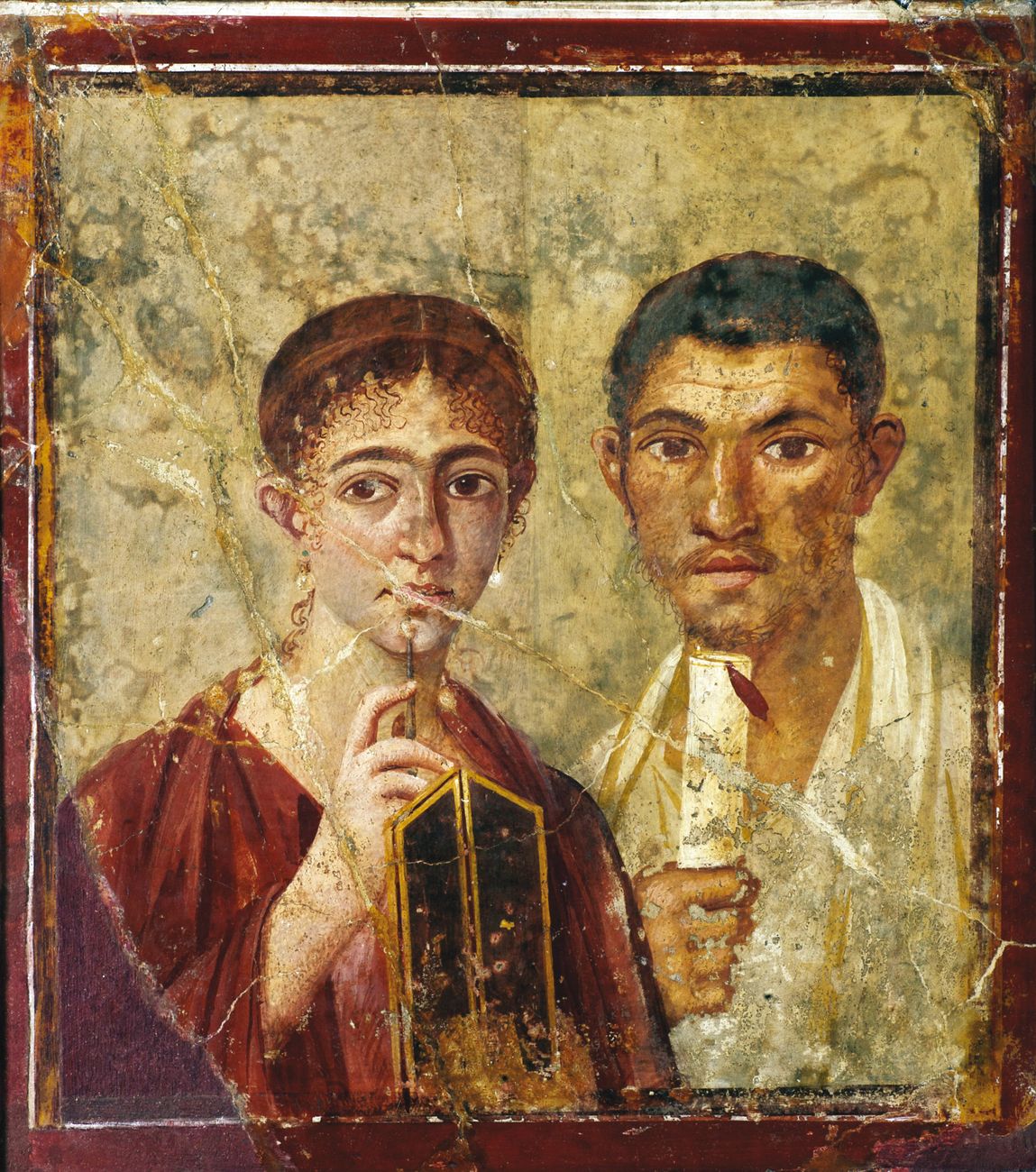 Terentius Neo e la moglie, 55 – 79 d.C., MANN, Napoli