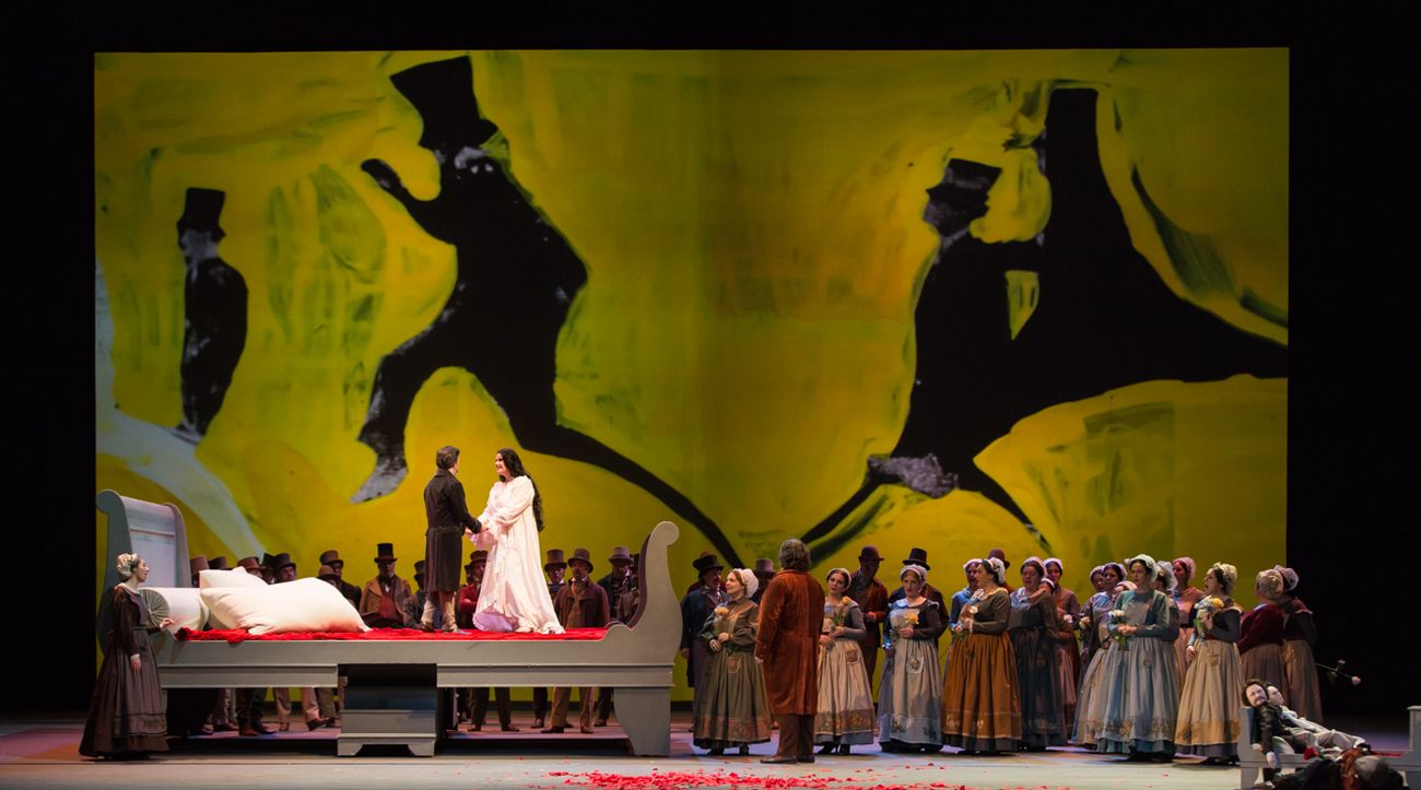 Vincenzo Bellini, La Sonnambula. Regia di Giorgio Barberio Corsetti. Teatro dell'Opera di Roma, 2017-18. Photo Yasuko Kageyama