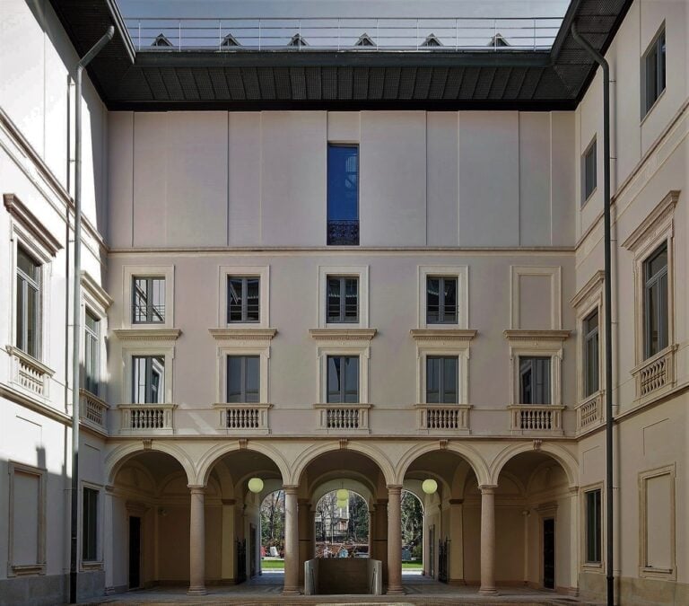 il cortile foto maurizio montanga, palazzo citterio, milano