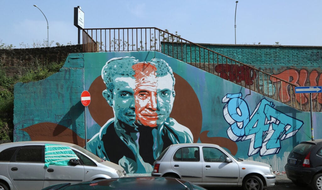 Roma: Lo streetartist Diavù aggredito al Quadraro mentre dipingeva. La posizione di MURo