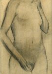 Alberto Ziveri, nudo, matita su carta, 1927-29