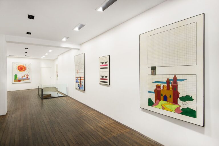Aldo Mondino. Quadrettature e non solo 1963-1972. Exhibition view at Galleria Il Ponte, Firenze 2018
