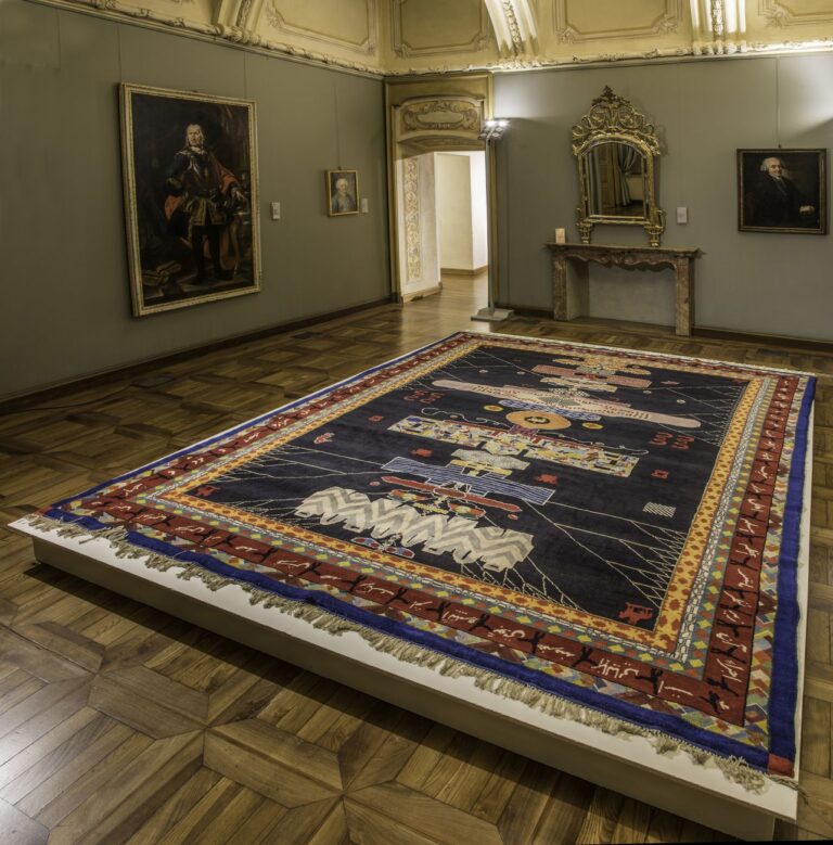 Alighiero Boetti. Perfiloepersegno. Exhibition view at Palazzo Mazzetti, Asti 2018. Photo © Enzo Bruno