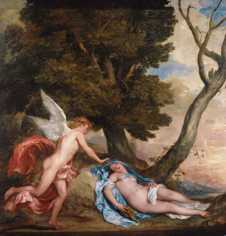 Antoon van Dyck, Cupido e Psiche, 1639-40. Hampton Court, Royal Collection