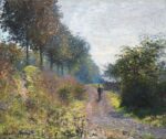 Claude Monet, Il sentiero riparato, 1873. Philadelphia Museum of Art, Donazione di Mr. and Mrs. Hughs Norment in onore di William H. Donner, 1972