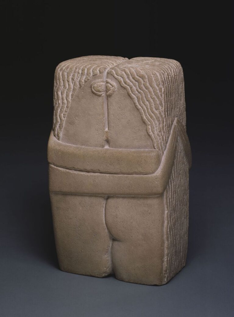 Constantin Brancusi, Il bacio, 1916. Philadelphia Museum of Art, Collezione Louise e Walter Arensberg, 1950