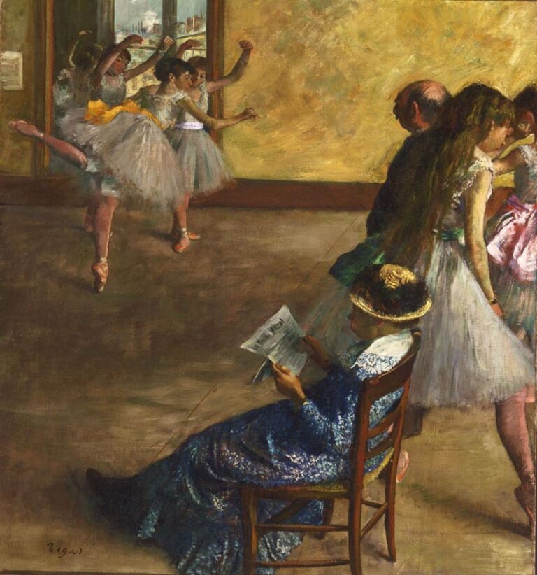 Edgar Degas, La classe di danza, 1880 ca. Philadelphia Museum of Art, Acquistato con il W. P. Wilstach Fund, 1937