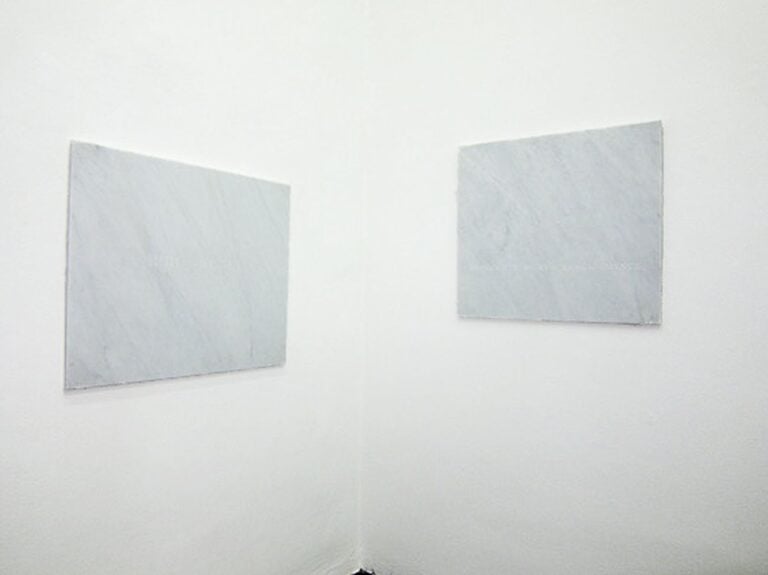 Francesco Arena, occhio destro occhio sinistro, 2011. Installation view at Peep Hole, Milano