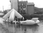 Franco Mazzucchelli, primo rally sui navigli, Milano, 1971