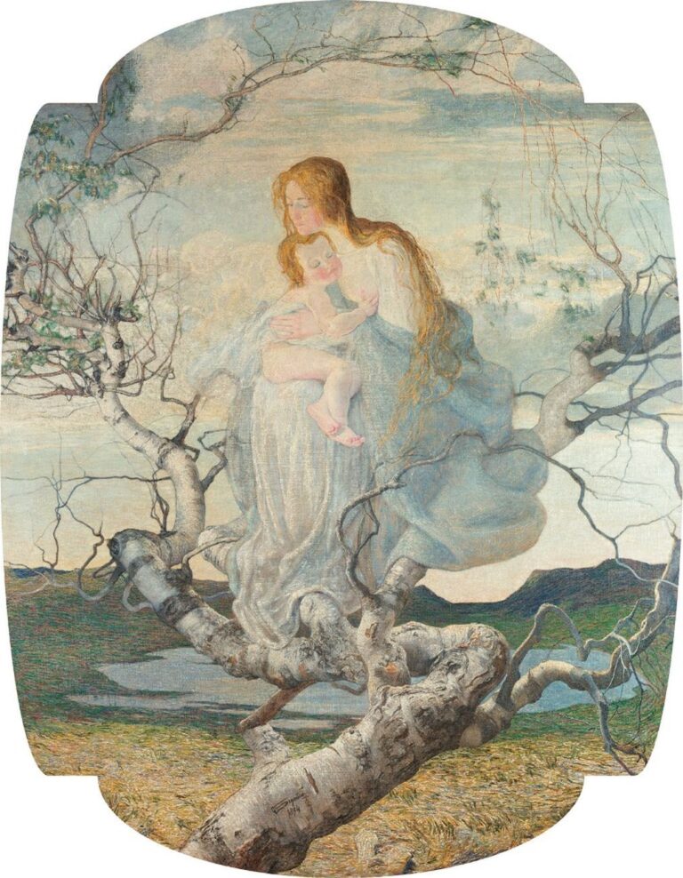 Giovanni Segantini, L’angelo della vita, 1894. Milano, Galleria d’Arte Moderna