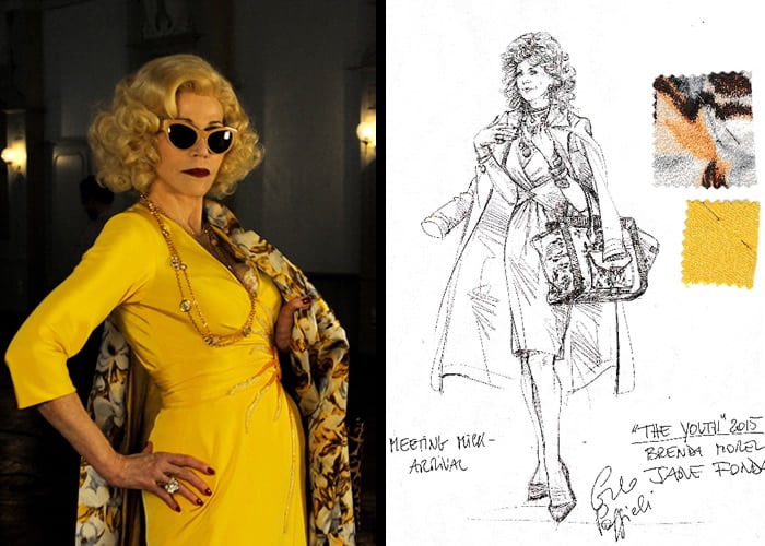 Il costume di Carlo Poggioli per Jane Fonda in Youth