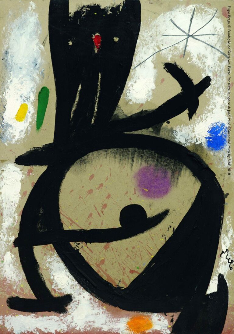 Joan Miró, Personnage, étoile, 1978. Filipe Braga, © Fundação de Serralves, Porto. ©Successió Miró by SIAE 2018