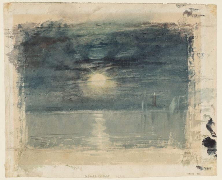 Joseph Mallord William Turner, Shields Lighthouse, 1823. Tate