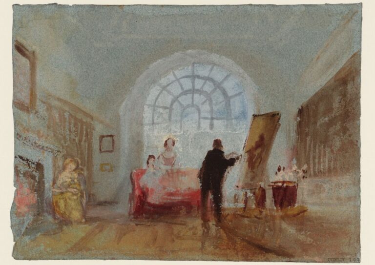 Joseph Mallord William Turner, The Artist and his Admirers, 1827. Tate