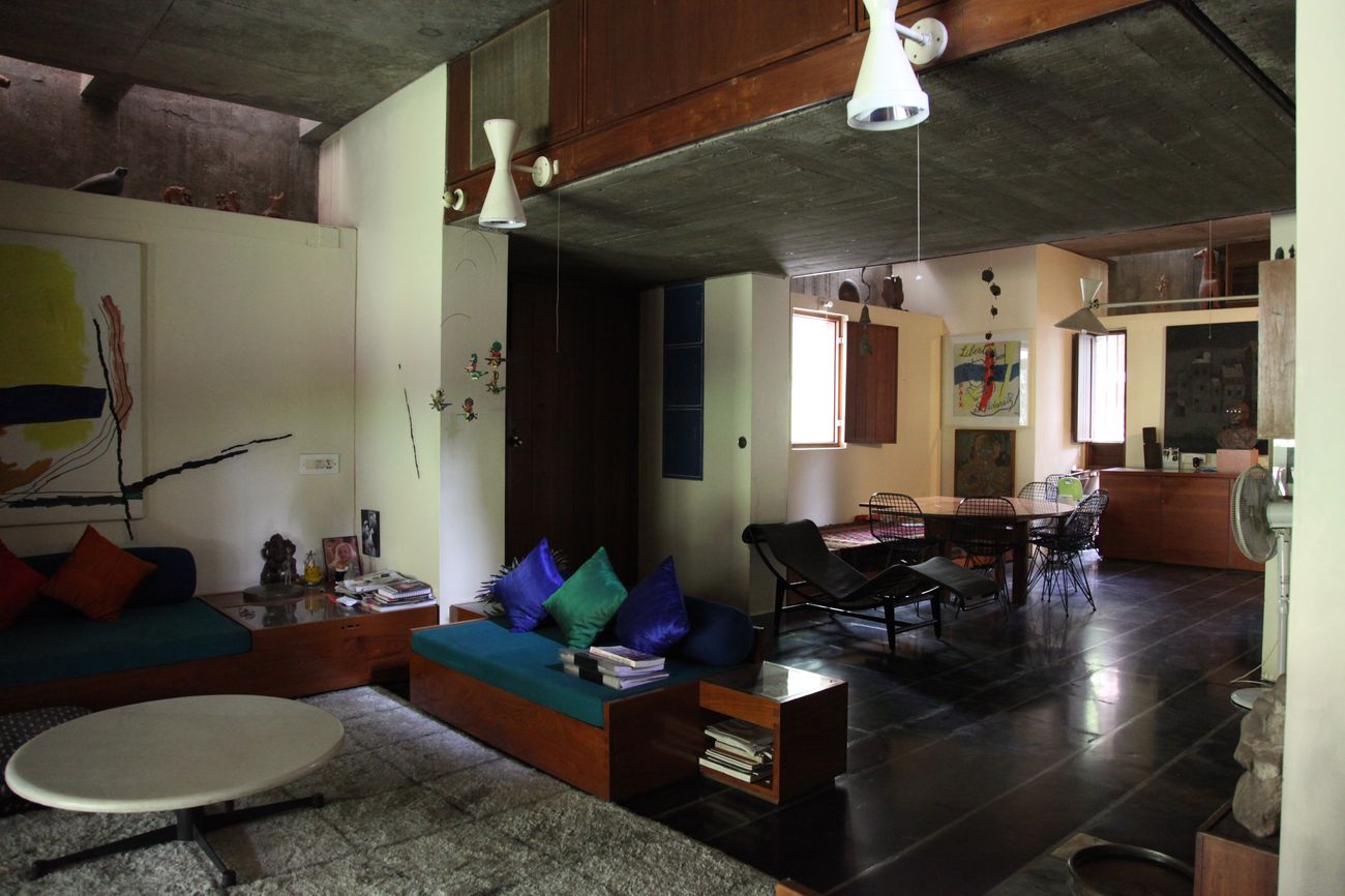 Kamala House, la residenza di Doshi ad Ahmedabad, aprile 2011