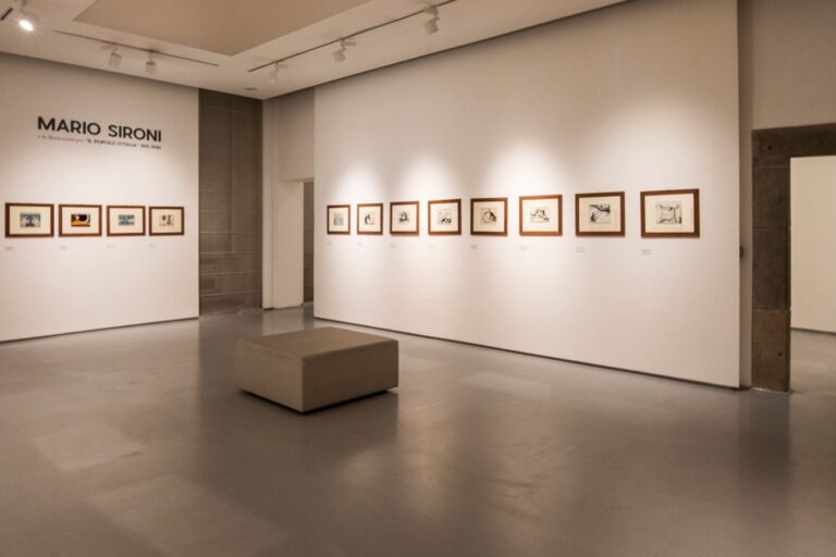 Mario Sironi e le illustrazioni per Il Popolo d’Italia 1921-1940. Installation view at Lu.C.C.A., Lucca Center of Contemporary Art, 2018