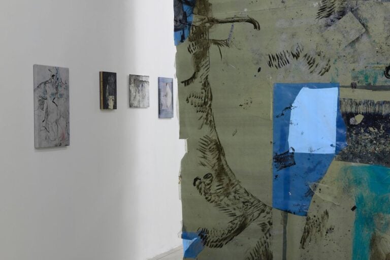 Nebojša Despotović. Between the Devil and the Deep Blue Sea ovvero Freie Kartoffeln. Exhibition view at Boccanera Gallery, Trento 2018