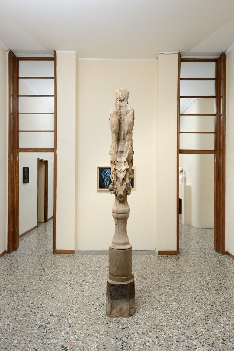 Nicola Samorì e Matteo Fato. Iscariotes. Exhibition view at Casa Testori, Novate Milanese 2018. Photo Michele Alberto Sereni