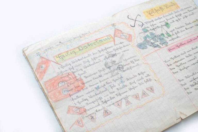 Quaderno delle canzoni di una bambina alsaziana del 1941