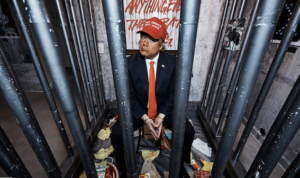 The People’s Prison, il raid artistico degli Indecline che incarcera Donald Trump nella sua Tower