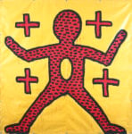 Keith Haring, Untitled, 1981. Vinyl paint on vinyl tarp. Museum der Moderne, Salzburg, permanent loan from a private collection © The Keith Haring Foundation