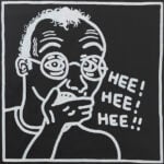 Keith Haring, Untitled (Self-Portrait), 1985. Acrylic on canvas. Udo and Annette Brandhorst Collection, Munich © The Keith Haring Foundation