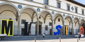 Cortile del Museo Novecento, Firenze 2018. Installazione di Paolo Parisi