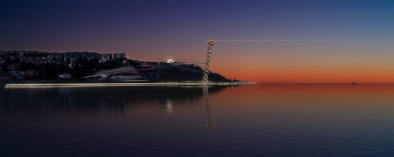 Capo Grande Tower, Render ©Archivio Fuksas