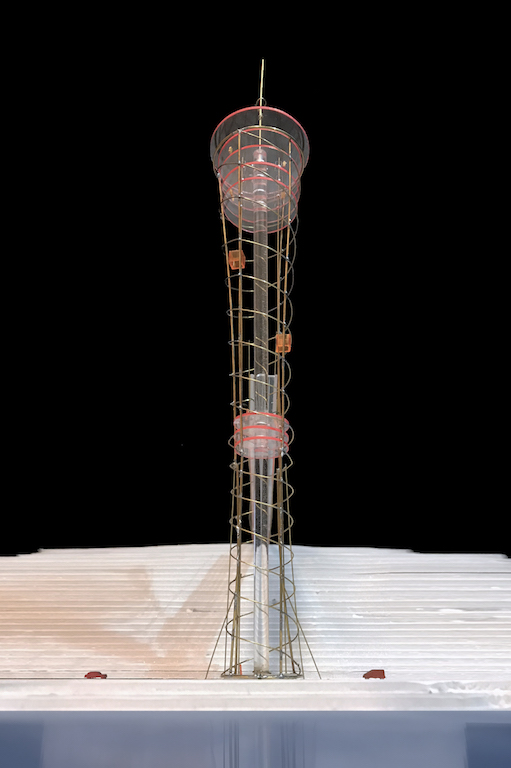 Capo Grande Tower, Concept model ©Archivio Fuksas