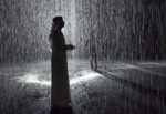 Random International, Rain Room, 2012. Exhibited at Sharjah Art Foundation, 2018. Image courtesy of Sharjah Art Foundation