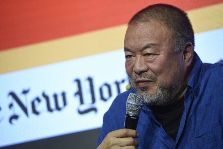 Ai Weiwei. Photo credit The New York Times Art Leaders Network