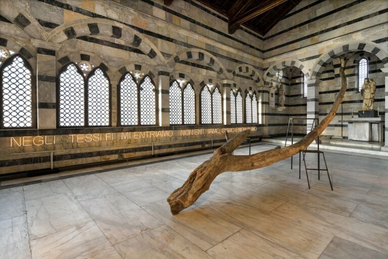 Andrea Santarlasci. Confluenze. Installation view at Santa Maria della Spina, Pisa 2018. Photo Nicola Gronchi