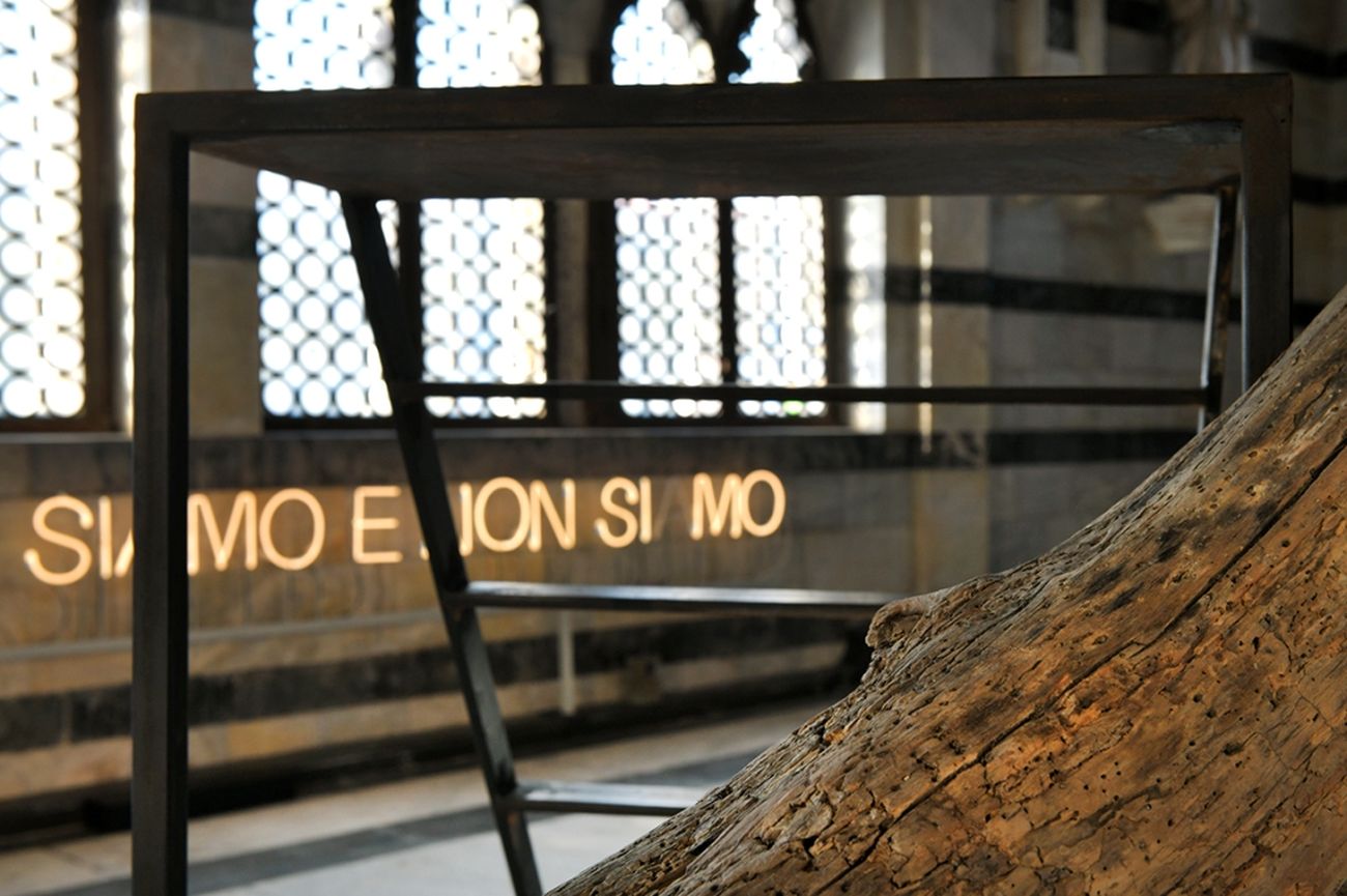 Andrea Santarlasci. Confluenze. Installation view at Santa Maria della Spina, Pisa 2018. Photo Nicola Gronchi