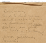 Frida Kahlo letter to Diego Rivera