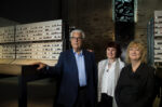 Biennale di Architettura di Venezia 2018. Arsenale. Shelley McNamara, Paolo Baratta, Yvonne Farrell su Laura Peretti Architects. Photo Irene Fanizza