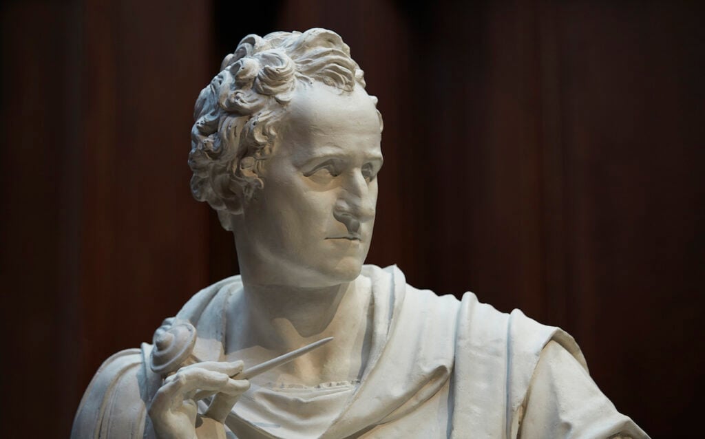 Il monumento a George Washington di Canova: un capolavoro perduto in mostra a Possagno