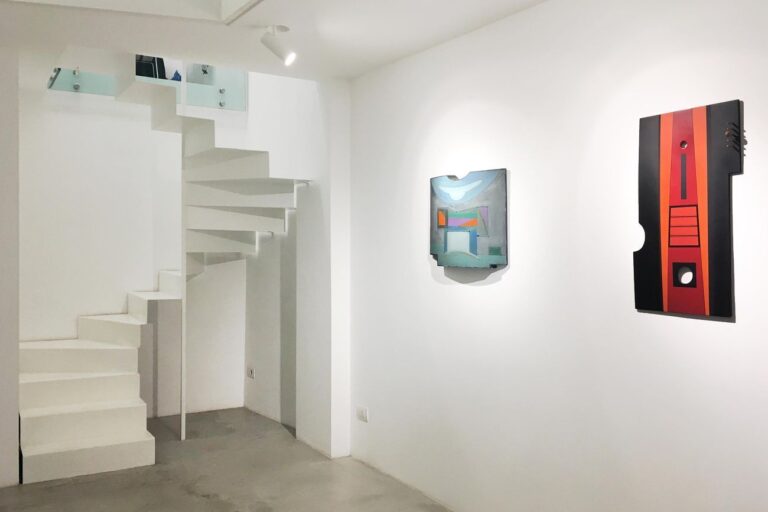 Carmelo Arden Quin. Exhibition view at MAAB Gallery, Milano 2018