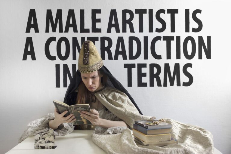 Chiara Fumai, A Male Artist is a Contradiction in Terms, 2013. V-A-C collection