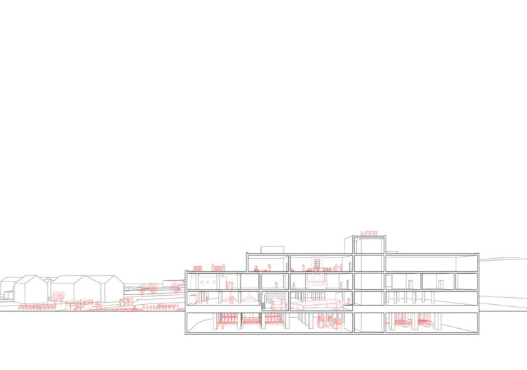 Chicago, The Plan[t] to feed the city. Architectural drawing by Angelo Caccese