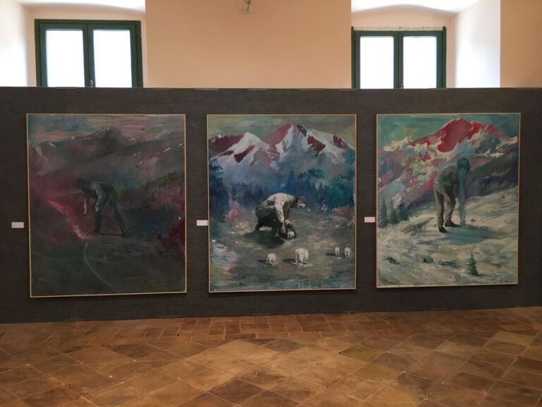 Danilo Buccella, exhibition view at De prospectiva pingendi, Todi 2018, photo Valentina Grandini