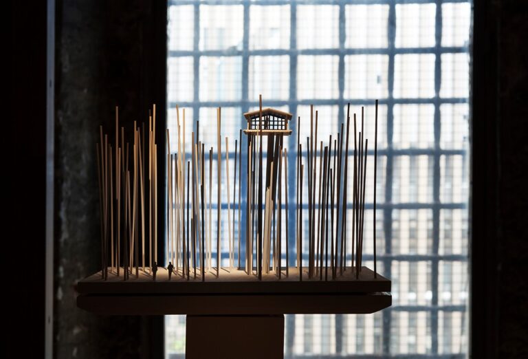 andramatin, Andra Matin, Elevation, 2018, Installation, cross laminated timber joinery system. 16. Mostra Internazionale di Architettura - La Biennale di Venezia, FREESPACE. Photo by Francesco Galli. Courtesy: La Biennale di Venezia