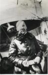 Gabriele D’Annunzio in partenza per il volo su Cattaro. Archivio Fondazione Vittoriale degli Italiani