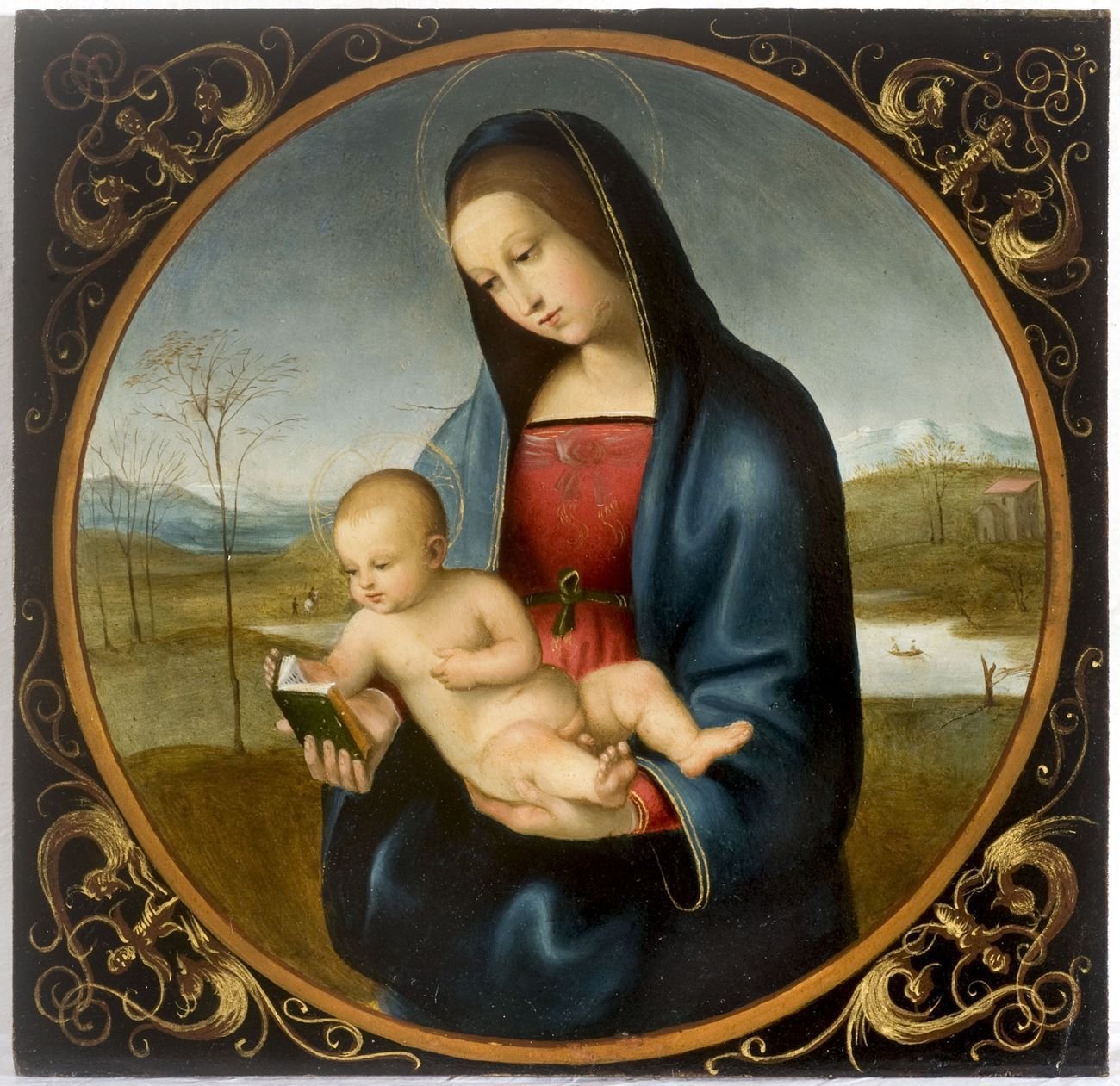 Giovanni Battista Salvi detto il Sassoferrato, Madonna con il Bambino, copia da Raffaello, XVI secolo